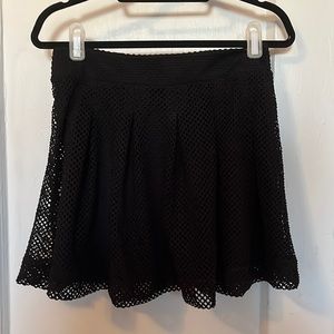 Banana Republic Mesh Pleated Mini Skirt
